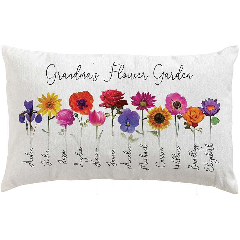 Personalized Lumbar Throw Pillow