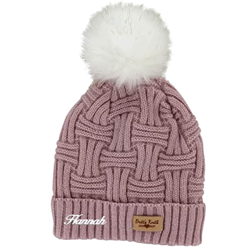 Personalized Name Adult Knit Hat
