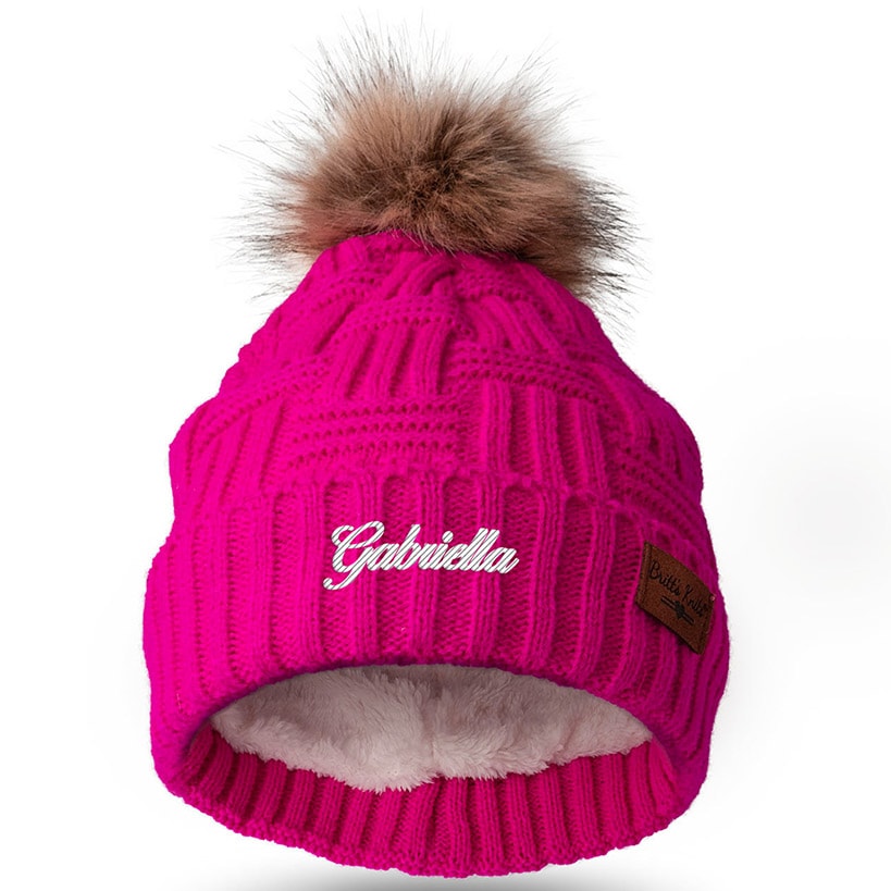 Personalized Name Adult Knit Hat