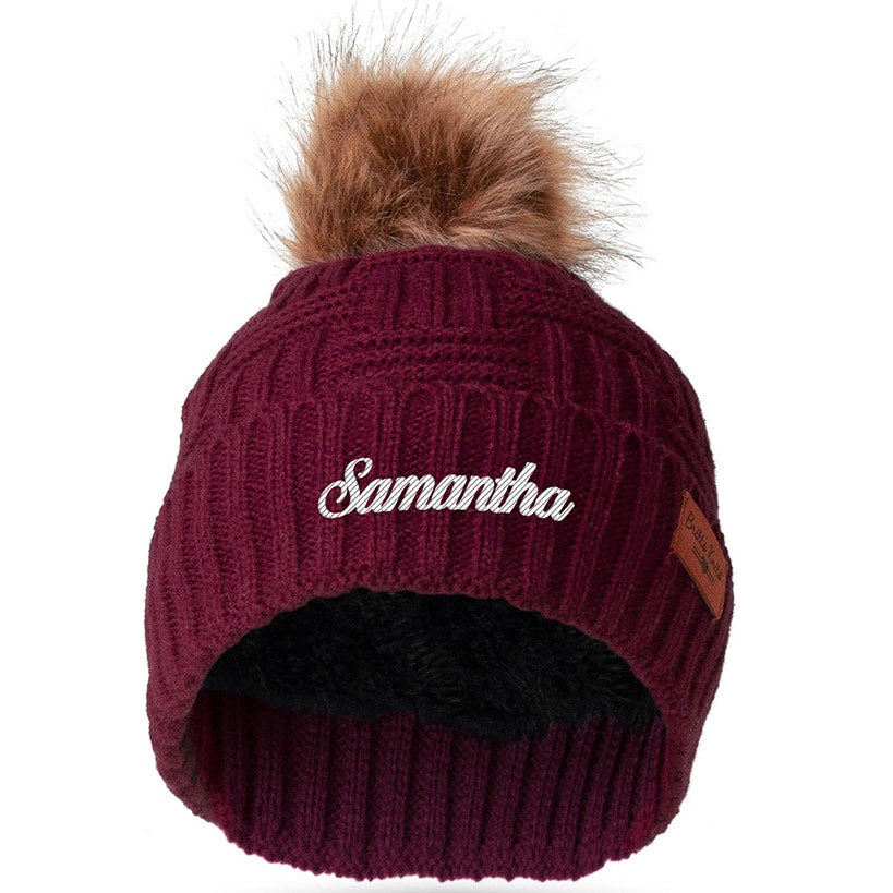 Personalized Name Adult Knit Hat