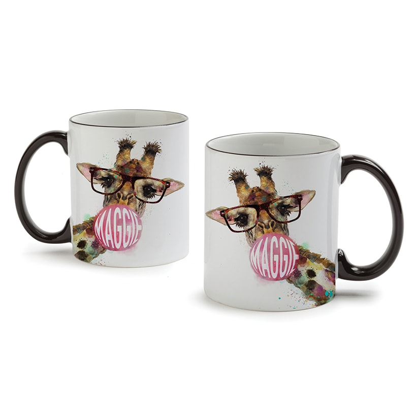 Personalized Novelty Zoo Animal Coffee Mug#select-mug_giraffe