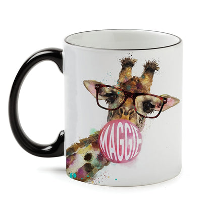 Personalized Novelty Zoo Animal Coffee Mug