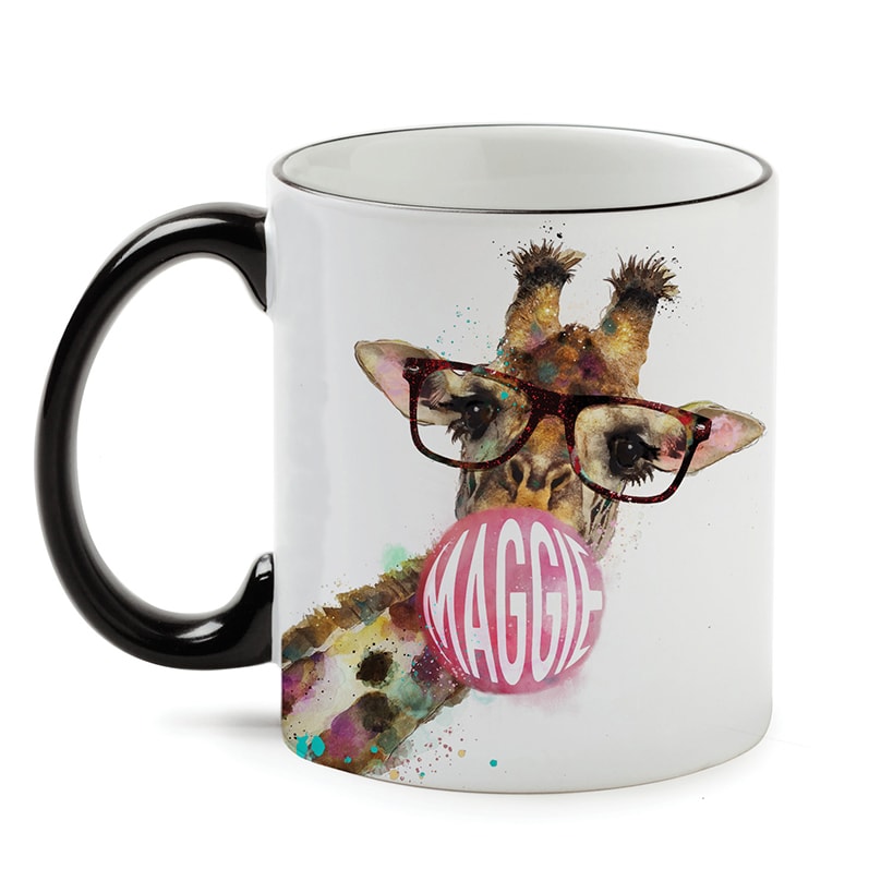 Personalized Novelty Zoo Animal Coffee Mug