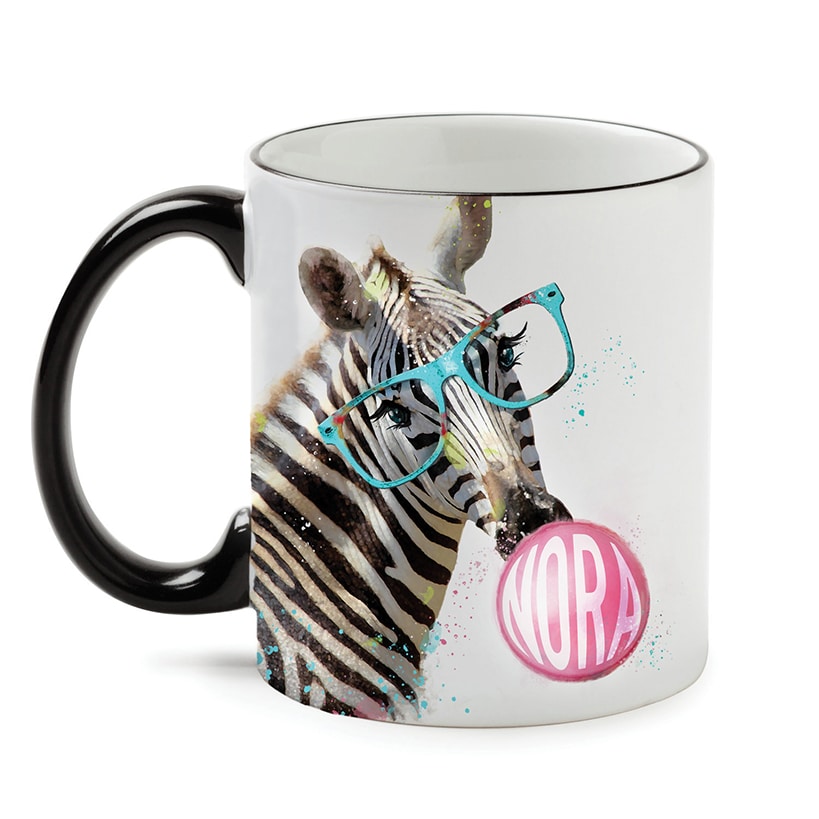 Personalized Novelty Zoo Animal Coffee Mug