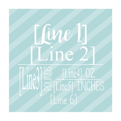 Personalized Glass Ornament Boy Announcement