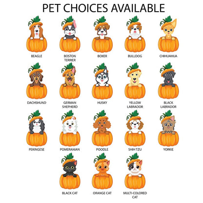 Personalized Pumpkin Pets Halloween Mug 11 oz White Ceramic