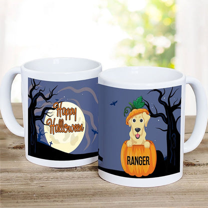 Personalized Pumpkin Pets Halloween Mug 11 oz White Ceramic