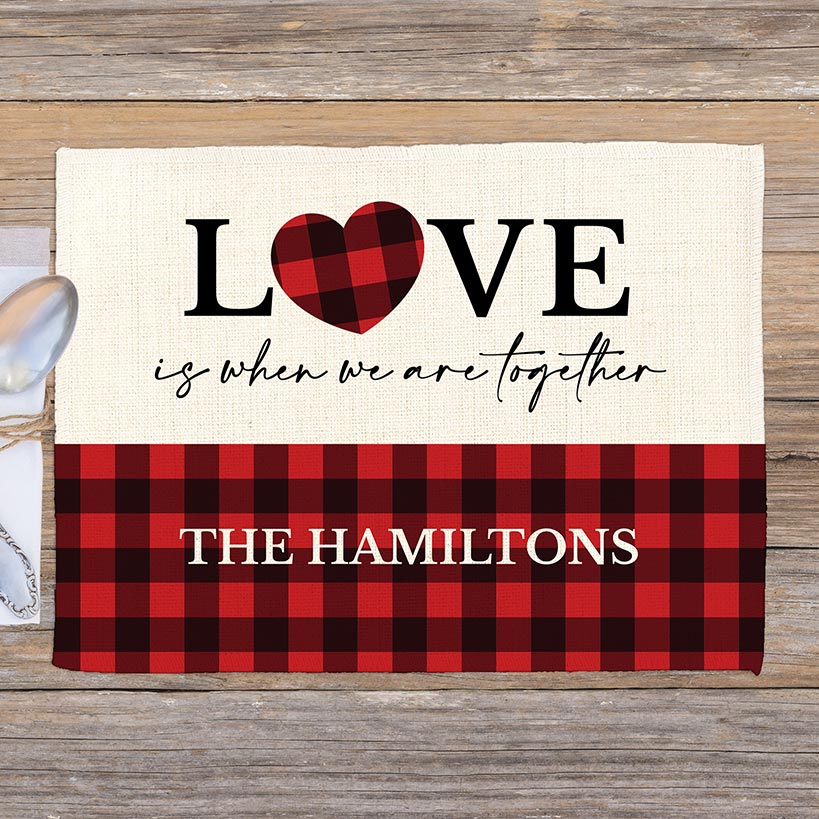 Personalized Spring Placemats