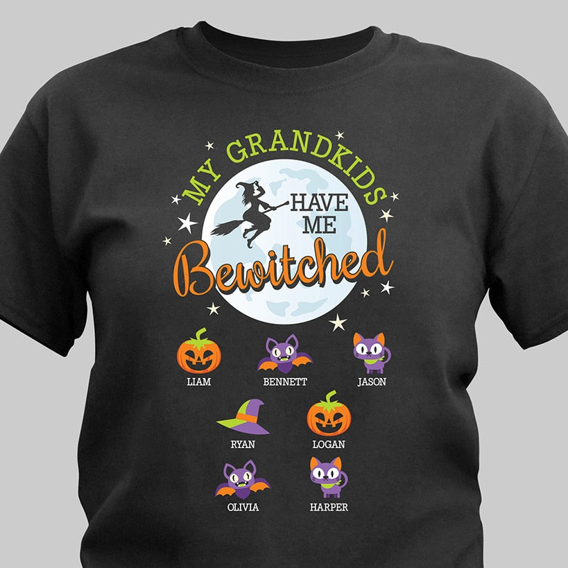 Personalized My Grandkids Have Bewitched Me T-Shirt#select-size_4x