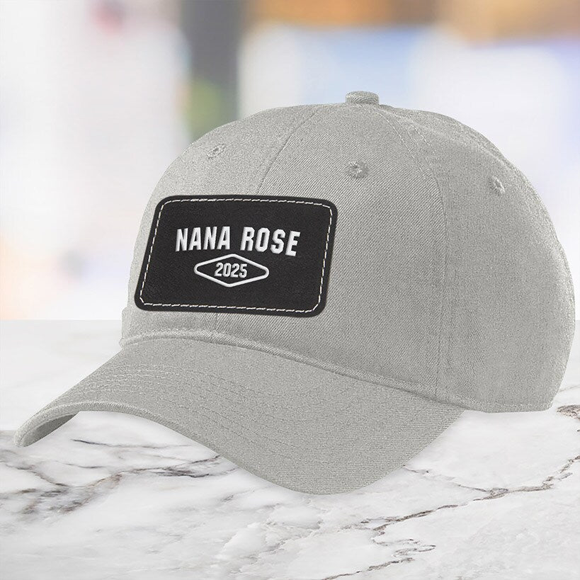Personalized Title Rounded Diamond Chino Hat
