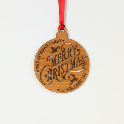 Personalized Wood Ornaments
