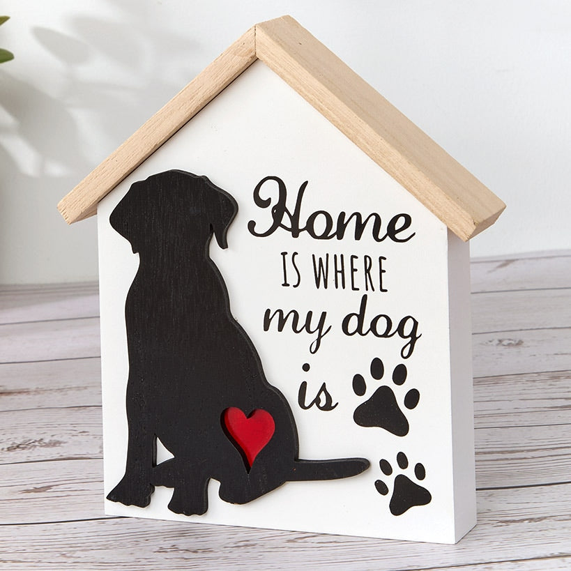 Cat and Dog Lover Wall Decor With Sentiment Or Frame#select-item_home-sign-dog