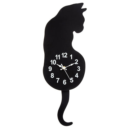 Pet Pendulum Silhouette Clock