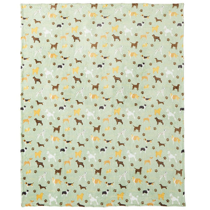 Pet Plush Printed Throws