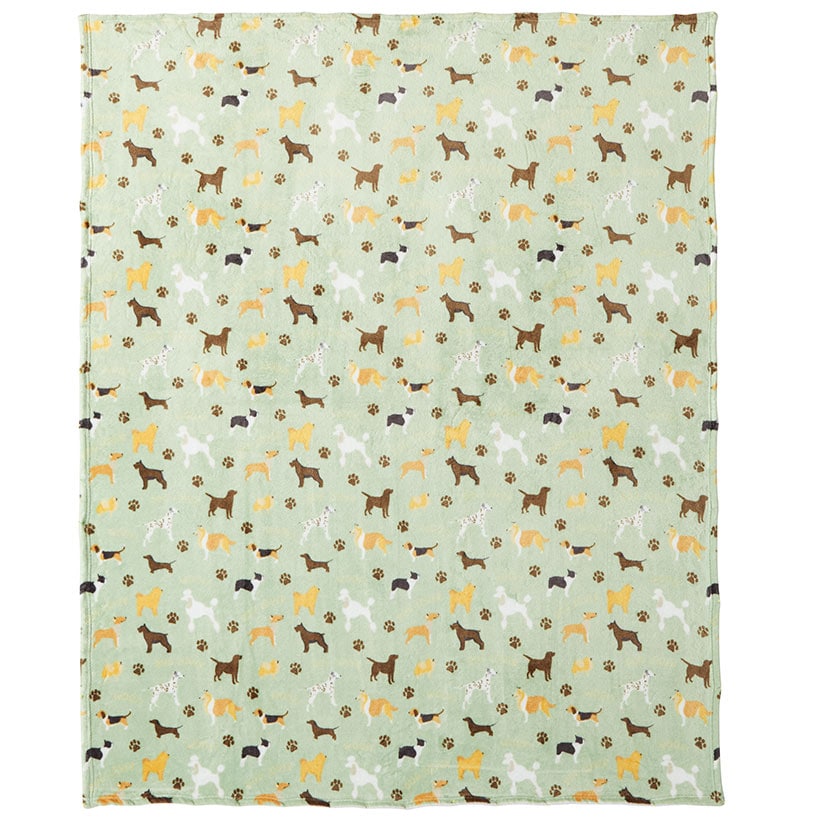 Pet Plush Printed Throws