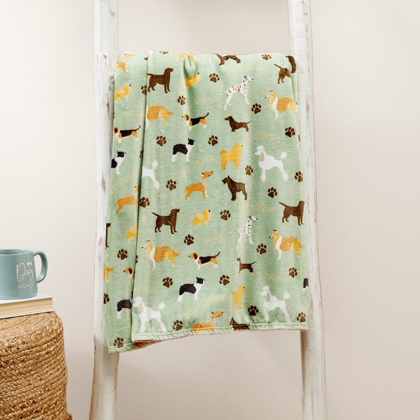 Pet Plush Printed Throws