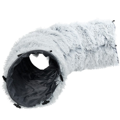 Round Cat Tunnel with Soft Cat Bed Non-Slip Versatile Configurations
