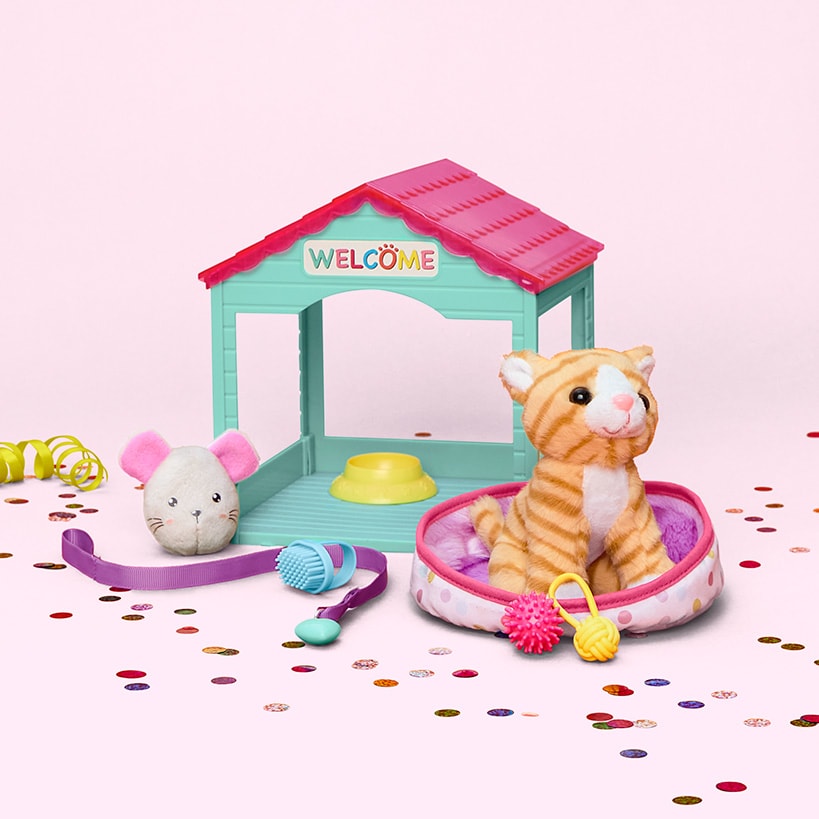 Pet House Play Set For 18" Doll Cat Or Dog#select-pet_cat