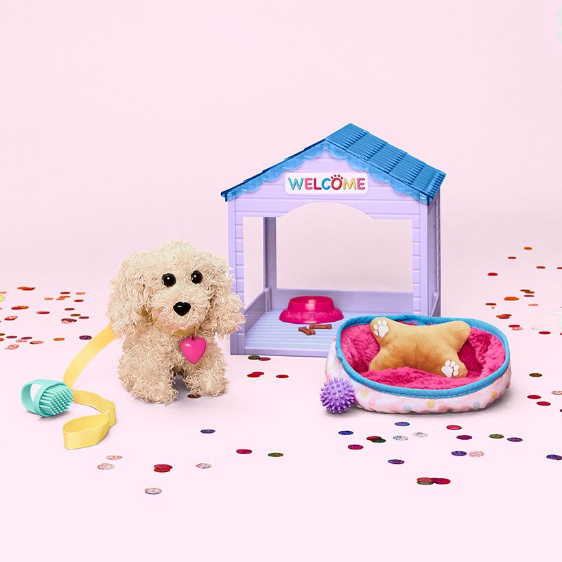 Pet House Play Set For 18" Doll Cat Or Dog#select-pet_dog