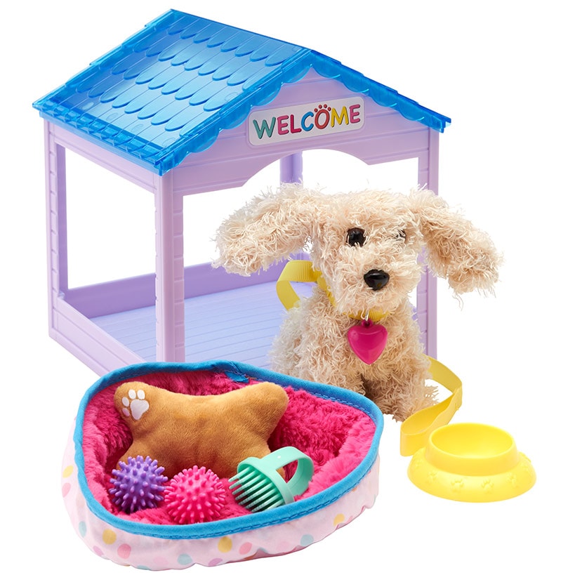 Pet House Play Set For 18" Doll Cat Or Dog