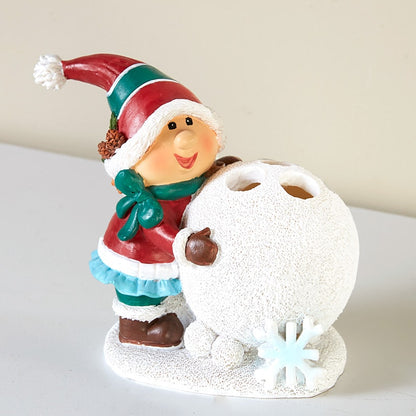 Petunia and Gnorme Winter Fun Bathroom Accessories