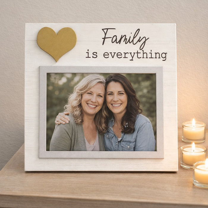 Photo Frame Love Family Blessed With Heart 6 x 4 | LTD Commodities