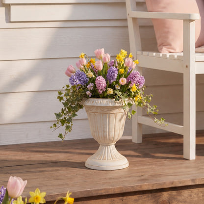 Plastic Urn Planter in Gold or Copper