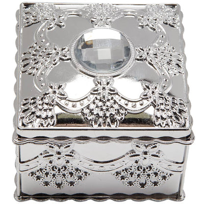 Elegant Small Jewelry Box with Rhinestone