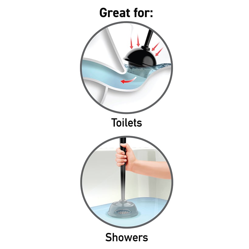 Plungeroo® Plunger & Toilet Scrubber Caddy