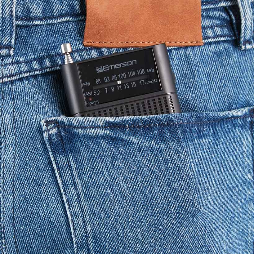 Portable AM/FM Radio Battery Operated For Indoor & Outdoor