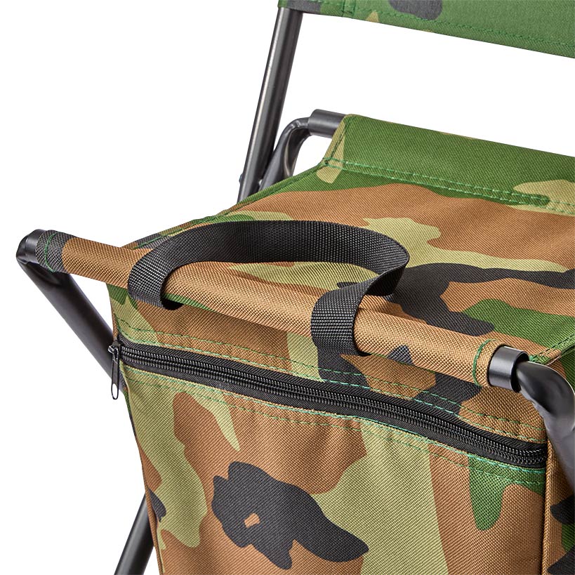Portable Folding Outdoor Chair Lightweight Insulated Bag Camo Print