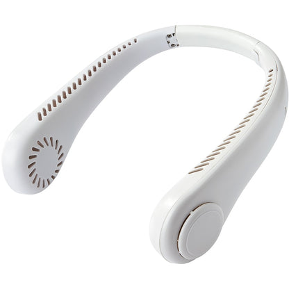 Portable Neck Fan USB Rechargeable Bladeless Design with 3 Speeds