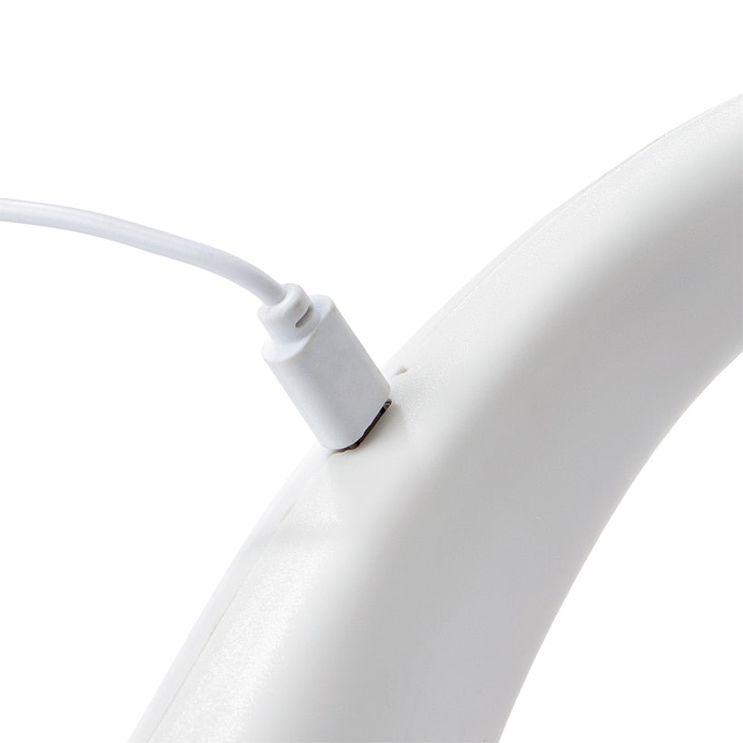 Portable Neck Fan USB Rechargeable Bladeless Design with 3 Speeds