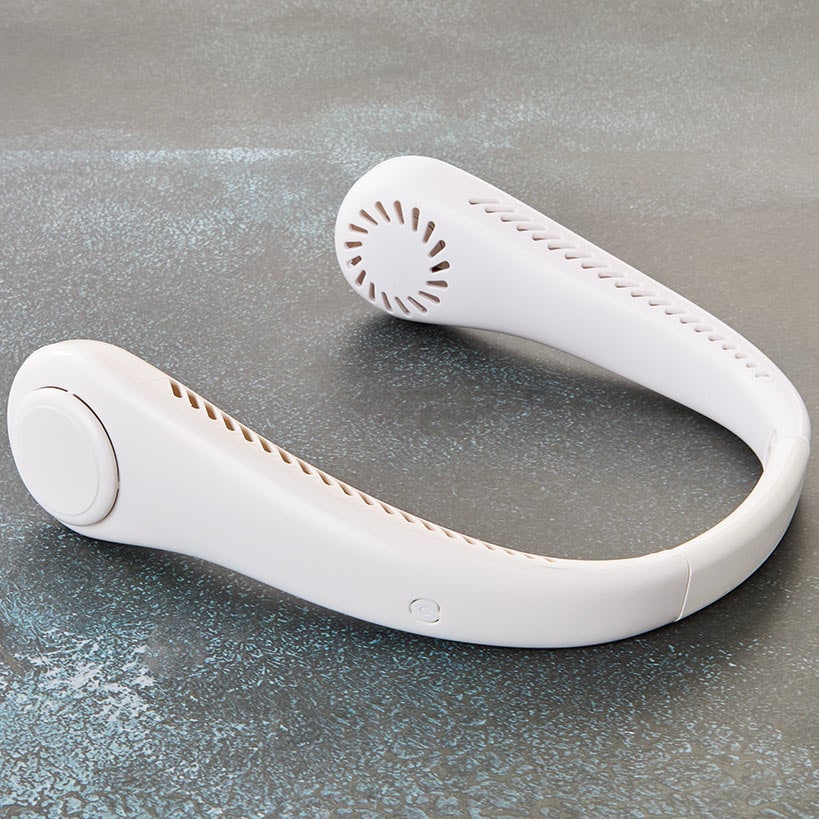 Portable Neck Fan USB Rechargeable Bladeless Design with 3 Speeds