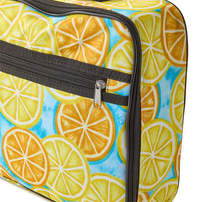 Insulated Travel Carry Bag for Casseroles - Citrus Print