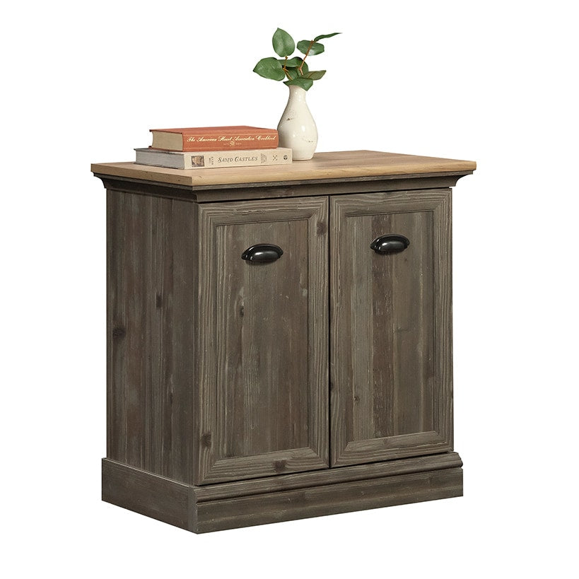 Printer Stand with Storage in Pebble Pine