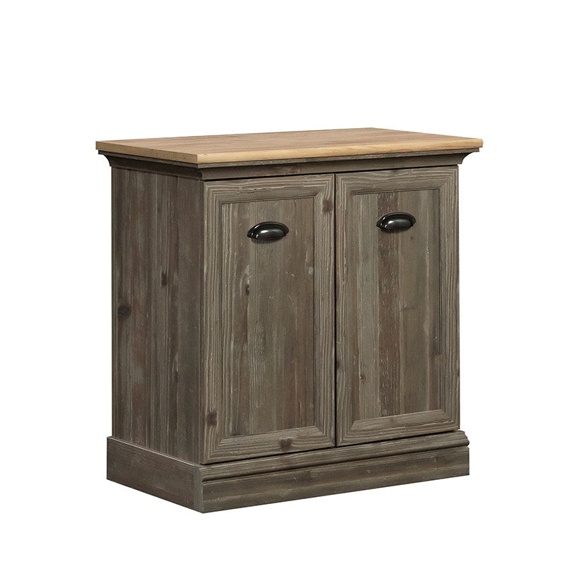Printer Stand with Storage in Pebble Pine