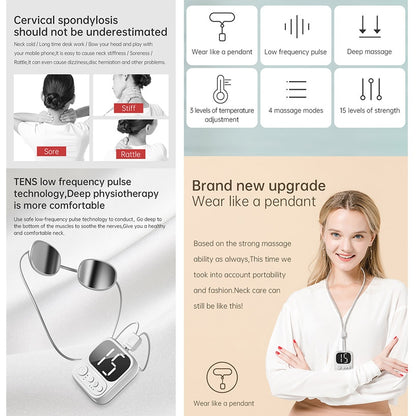 Prospera Hands-Free Heated EMS Neck Massager