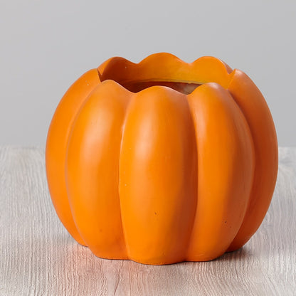 White Pumpkin Planter