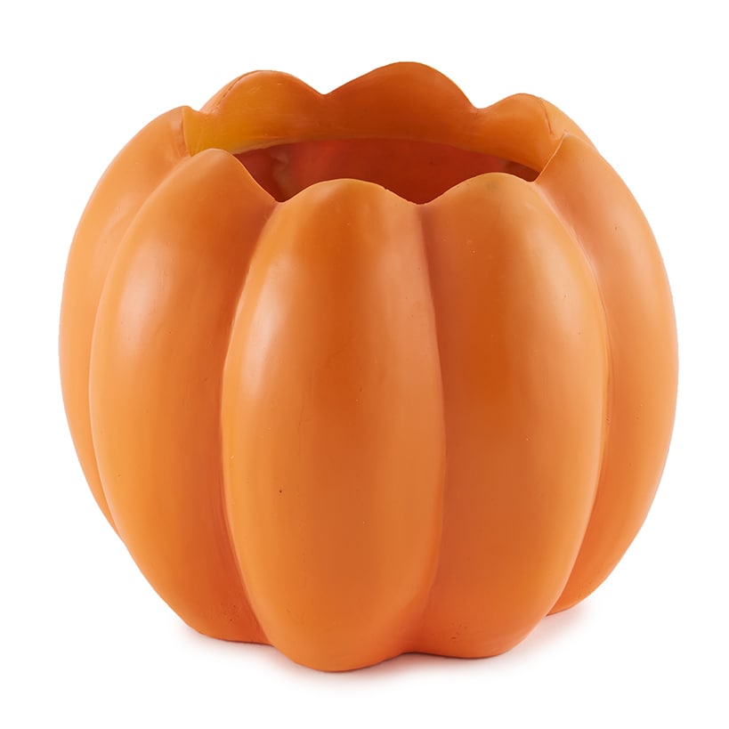 White Pumpkin Planter