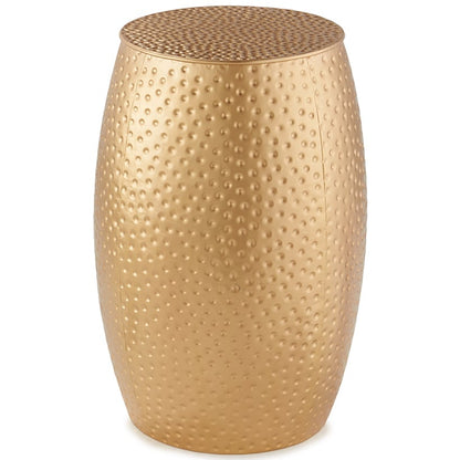 Hammered Metal Accent Stools