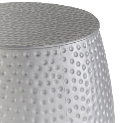 Hammered Metal Accent Stools