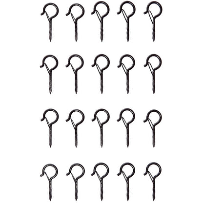 Outdoor Screw-In Q-Hanger Hooks for String Lights and Hanging Baskets