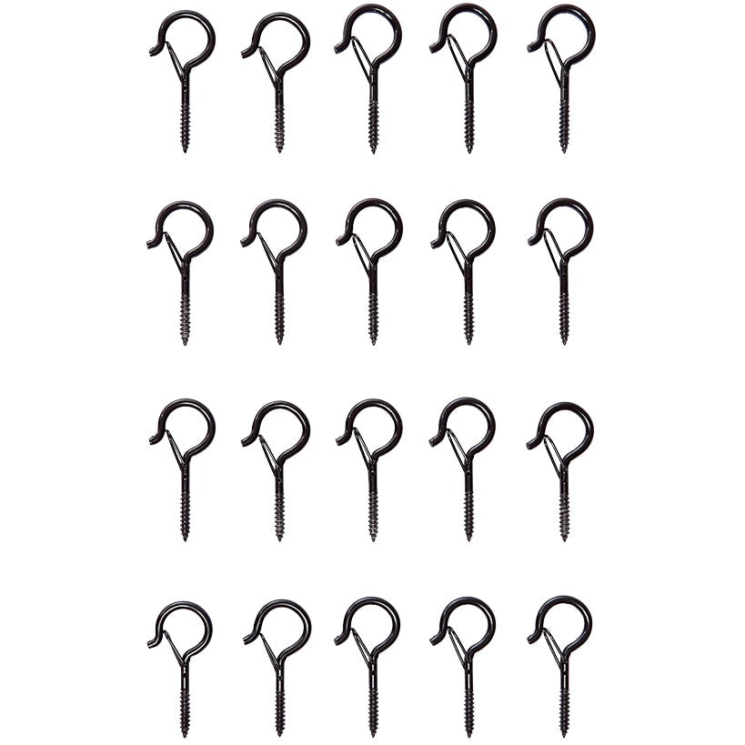Outdoor Screw-In Q-Hanger Hooks for String Lights and Hanging Baskets