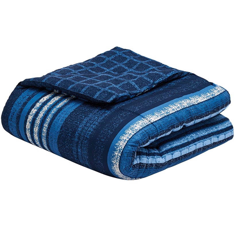 Aspen Stripe Complete Comforter Set King