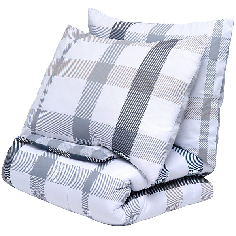 Humboldt Plaid Complete Comforter Set with Sheets