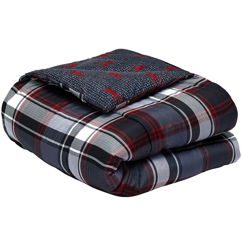 Liam Plaid King Comforter Set with Deer#select-item_king