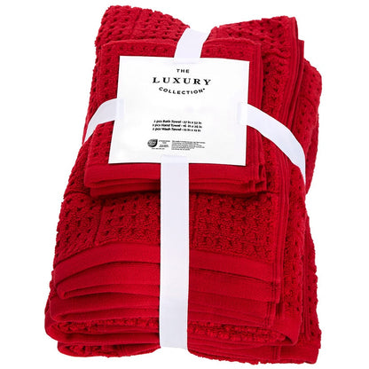 Quick Dry 100% Cotton Bath Towels, 6 Piece Set