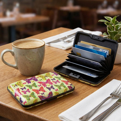 RFID Card Holder Aluminum Butterfly