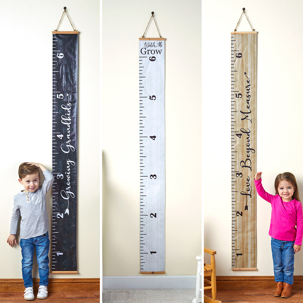Growth Chart Hanging Wall Ruler Decor with Sentiment | LTD Commodities